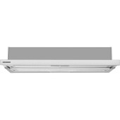 Hota incorporabila telescopica Heinner HTCH-490IX, 1 Motor, Putere de absorbtie 413.5 m3/H, Lumina LED, 90 cm, Inox