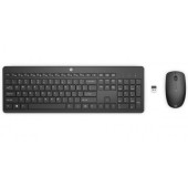 HP Kit HP 235 - Tastatura Wireless, USB, Black + Mouse Optic, USB Wireless, Negru