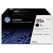 HP Toner HP 05A Black Dual Pack | LaserJet P2035