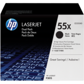 HP Toner HP LaserJet CE255XD duo-pack, negru