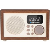 HR5BR radio Clock Digital Beige