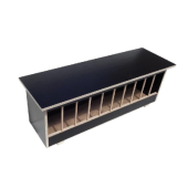 Hrănitoare din lemn pentru porumbei, cu capac, 75 cm