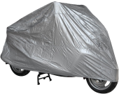 Husa gri metalizat pentru motocicleta L 130X230cm 