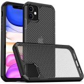 Husa pentru iPhone 11 - Techsuit CarbonFuse - Black