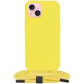 Husa pentru iPhone 15 - Techsuit Crossbody Lanyard - Yellow