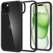 Husa pentru iPhone 15 Plus - Spigen Ultra Hybrid - Matte Black