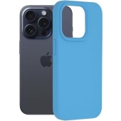 Husa pentru iPhone 15 Pro - Techsuit Soft Edge Silicone - Denim Blue