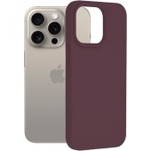 Husa pentru iPhone 15 Pro Max - Techsuit Soft Edge Silicone - Plum Violet