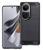 Husa pentru Oppo Reno10, OEM, Carbon, Neagra