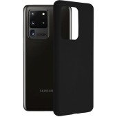 Husa pentru Samsung Galaxy S20 Ultra / S20 Ultra 5G - Techsuit Soft Edge Silicone - Black