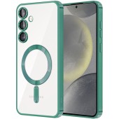 Husa pentru Samsung Galaxy S24 Plus - Techsuit Luxury Crystal MagSafe - Light Green