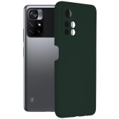 Husa pentru Xiaomi Poco M4 Pro 5G - Techsuit Soft Edge Silicone - Dark Green