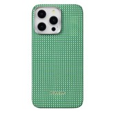 Husa Protectie Spate Pitaka MagEZ 5 pentru iPhone 15 Pro, MagSafe (Alb/Verde)