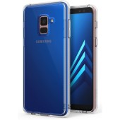 Husa Samsung Galaxy A8 Plus 2018 Ringke FUSION CLEAR + BONUS folie protectie display Ringke