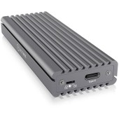 ICYBOX IcyBox External enclosure for M.2 NVMe SSD, USB 3.1 Type-C, Grey