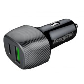 Incarcator auto Energizer D38BK, 38W, PowerDelivery, USB, USB-C, Negru