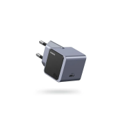 Incarcator rapid retea UGREEN Nexode S 30W USB-C GaN Fast Charger EU, GaNInfinity, USB-C, Negru/Gri