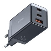 Incarcator Retea Mcdodo CH-1544 GaN5 Mini Pro Fast Charger, 67W, 2x USB Type-C si 1x USB-A, cablu Type-C la Lightning, 1.2m (Negru)