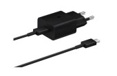 Incarcator Retea Samsung EP-T1510XBEGEU, 15W, USB Type-C, cablu inclus (Negru)