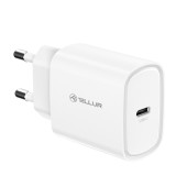 Incarcator retea Tellur, USB-C, Alb