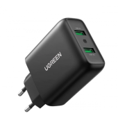 INCARCATOR retea,CD161 Quick Charge 36W, 2 x USB 5V/3A, negru 10216 - 6957303812165