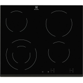 incorporabila EHF6241FOK, Vitroceramica, 4 Zone, Touch control, 60 cm, Negru