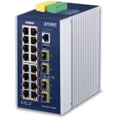 Industrial L3+ 16-Port 1000T + 4Port 1000X SFP