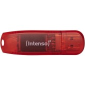 Intenso Memorie USB 128GB Intenso Rainbow Line, Rosu