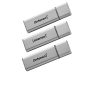 Intenso USB Stick Intenso 3 x 16 GB Alu Line Triple Pack Silver