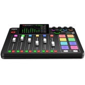 Interfata Audio Caster Pro II Podcast production studio Music production station Black