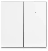 intrerupator smart rovo 1081wl, 2 canale, wifi si bluetooth, tuya, life smart, alexa si google assistant, fara nul