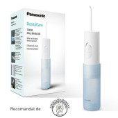 Irigator bucal Panasonic EW-DJ11-A503, 2 Trepte de presiune, Portabil, 20min autonomie, Capacitate 150ml (Alb)