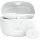 JBL Casti in-ear JBL Tune Buds, True wireless, Anulare activa a zgomotului, Bluetooth, 4 Microfoane, Autonomie 48H, IP54, Alb