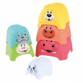 Jucarie de stivuit cu animale pentru bebelusi PlayGo