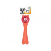 Jucarie din cauciuc pentru caini, ROB M-PETS, portocaliu, 23.5 x 6.5 x 6.5 cm