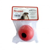 Jucarie pentru caini,  minge cauciuc clopotel mica 6cm