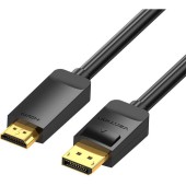 Kabel DisplayPort 1.2 do HDMI 1.4 Vention HAGBH 2m, 4K 30Hz (Czarny)