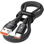 Kabel Essager USB-A do USB-C 120W 2m (czarny)