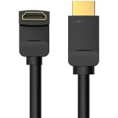 Kabel HDMI 2.0 Vention AAQBG 1,5m, kątowy 270°, 4K 60Hz (czarny)