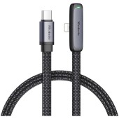 Kabel kątowy USB-C do lightning Mcdodo CA-3351,1.8m (czarny)