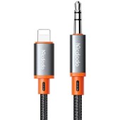 Kabel Mcdodo CA-0780 Lightning do mini jack 3.5mm AUX, 1.2m (czarny)