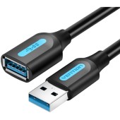 Kabel przedłużający USB 3.0 męski do żeński Vention CBHBH 2m (czarny)