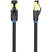 Kabel sieciowy CAT8 SSTP Vention IKABG RJ45 Ethernet 40Gbps 1,5m czarny