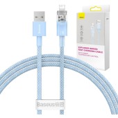 Kabel szybko ładujący Baseus Explorer USB do Lightning 2.4A 1M (niebieski)