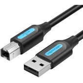 Kabel USB 2.0 A do B Vention COQBD 0.5m (czarny)