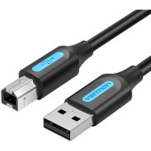 Kabel USB 2.0 A do B Vention COQBF 1m (czarny)