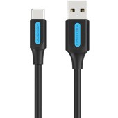 Kabel USB-A 2.0 do USB-C Vention COKBC 3A 0,25m (czarny)