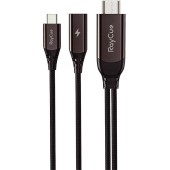 Kabel USB-C do HDMI 2.1 4k30Hz RayCue, 2m (czarny)