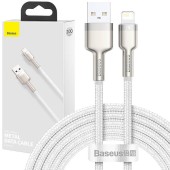 Kabel USB do Lightning Baseus Cafule, 2.4A, 2m (biały)