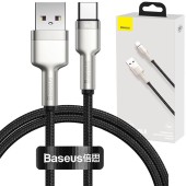 Kabel USB do USB-C Baseus Cafule, 66W, 1m (czarny)